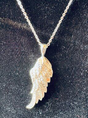 Angel Wing Pendant and Chain